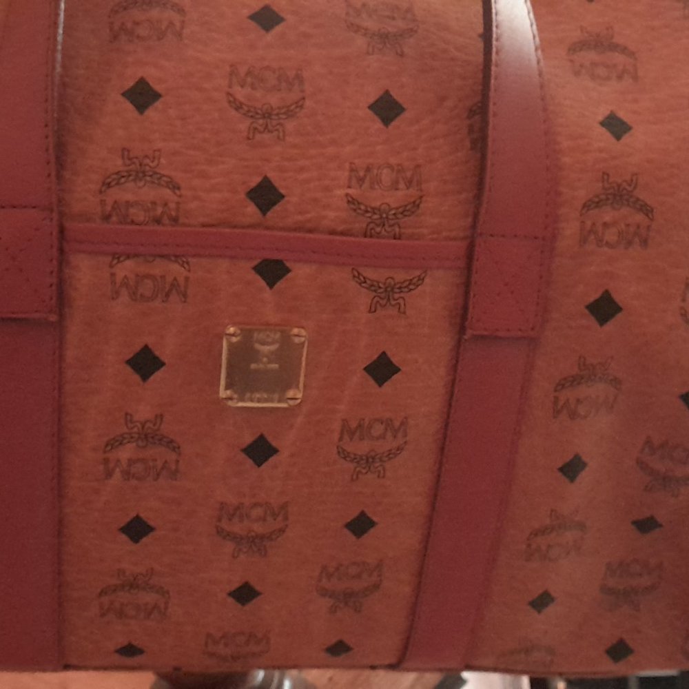 MCM Golf Collection Visetos Tote **RARE** - Picture 9 of 9